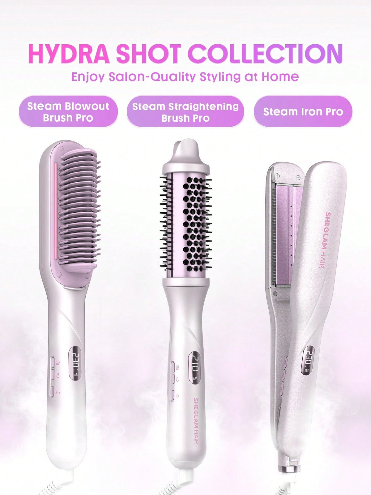 Hydra Shot Steam Blowout Brush Pro-US Plug