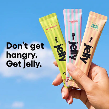 Physician's Choice Fiber Jelly Sticks - Digestion, Regularity, Fullness & Metabolism Support - Prebiotic Fiber with Chromium - 3 Flavors