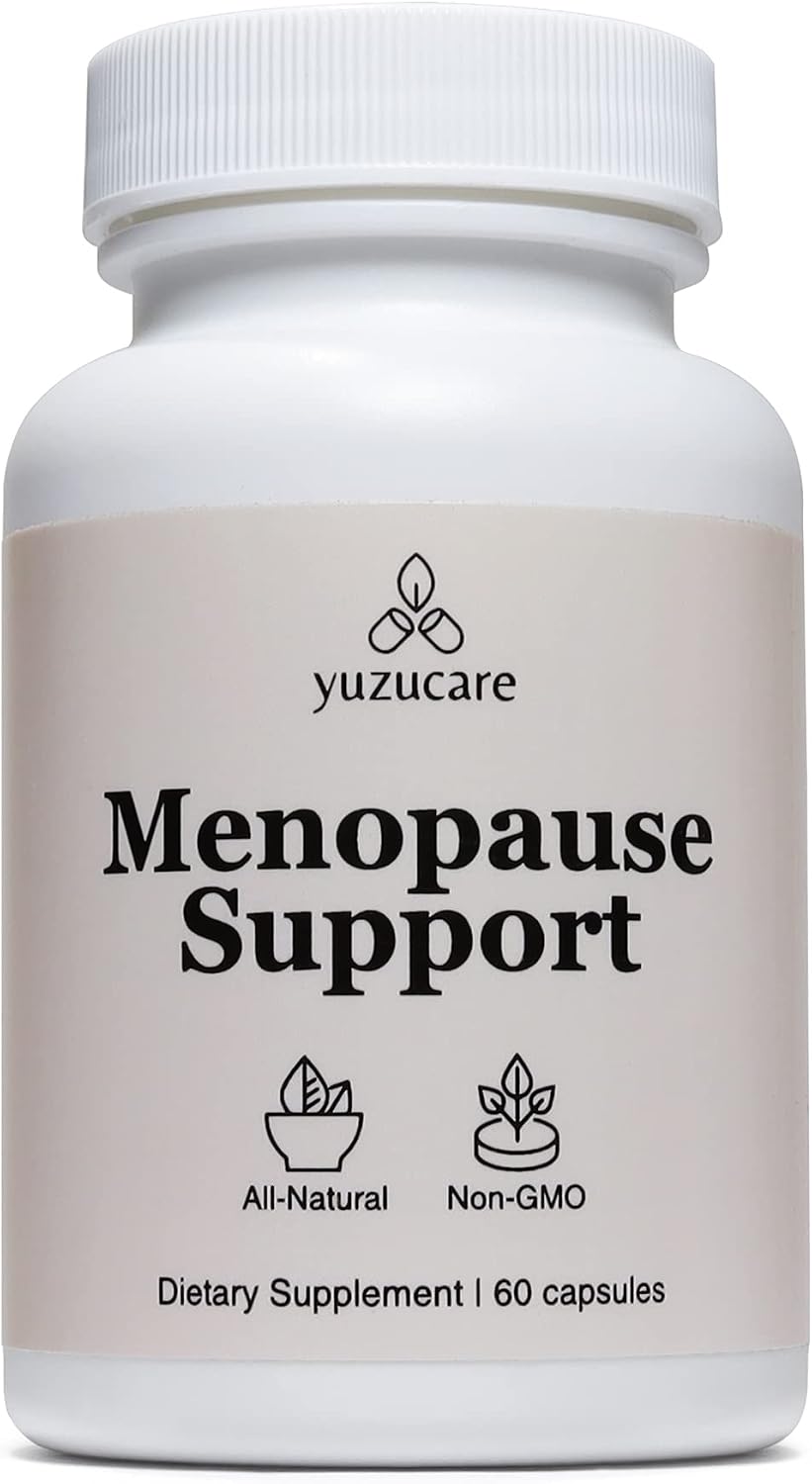 Menopause Support | Menopause Supplements for Women| for Night Sweat Relief and Hot Flash Relief | Hormone Balance for Women | All-Natural & Non-GMO Herbs | 60 Veggie Capsules