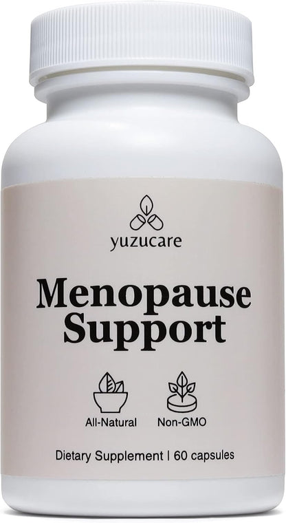 Menopause Support | Menopause Supplements for Women| for Night Sweat Relief and Hot Flash Relief | Hormone Balance for Women | All-Natural & Non-GMO Herbs | 60 Veggie Capsules